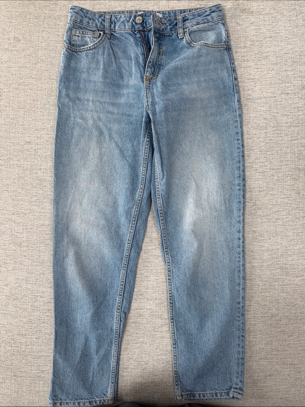 Mango high rise Light Blue Womenโs jeans
